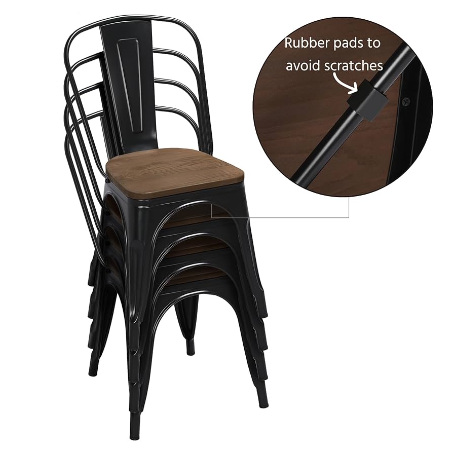 Amazon.com - Yaheetech 18 Inch Classic Iron Metal Dining